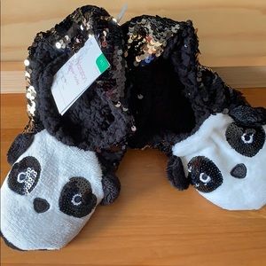 Panda slipper socks